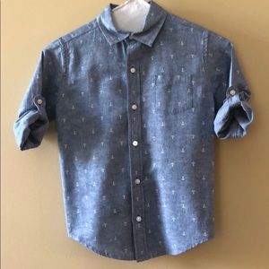 Boys Janie and Jack long sleeve button down